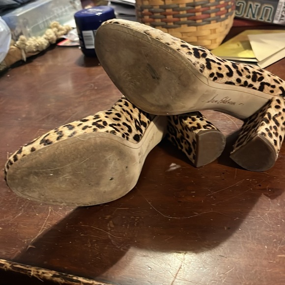 Sam Edelman leopard print heels, 9m - Picture 10 of 15